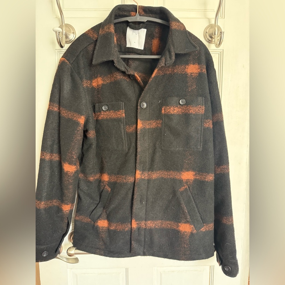 Percival Shirt Jacket - wool blend